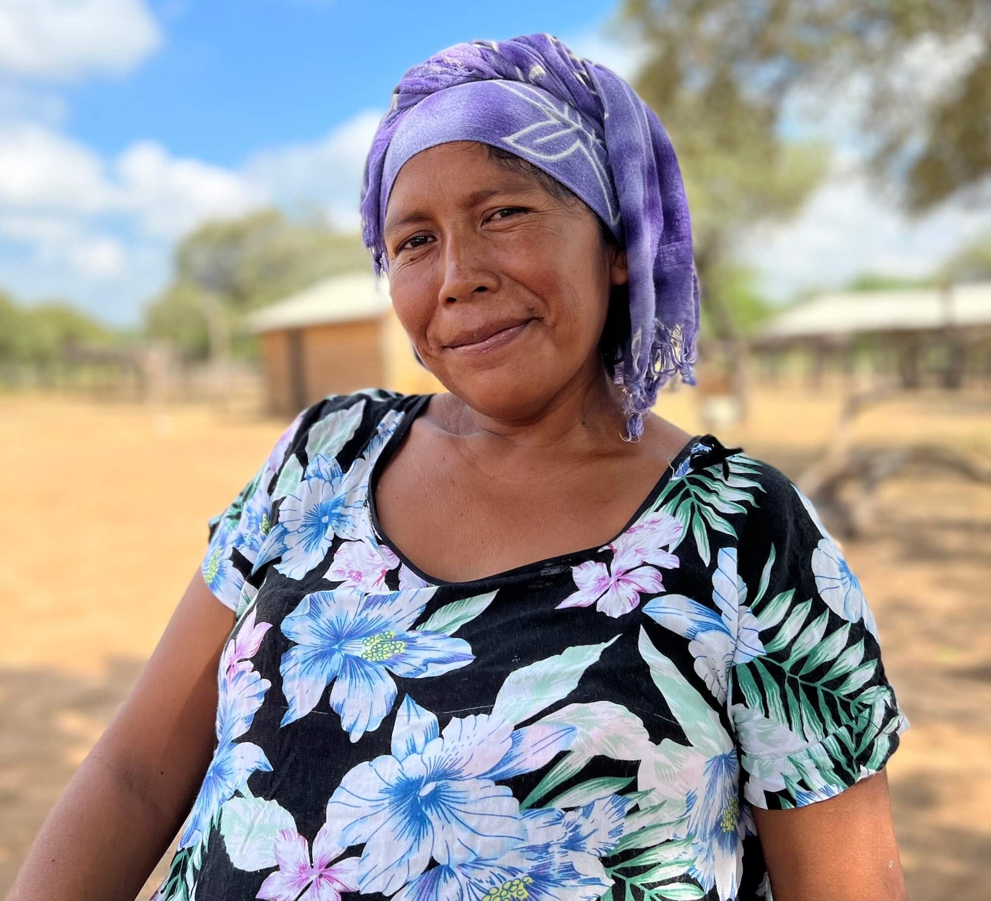 Wayuu artisan from Hiotshy, Maria Petronilda