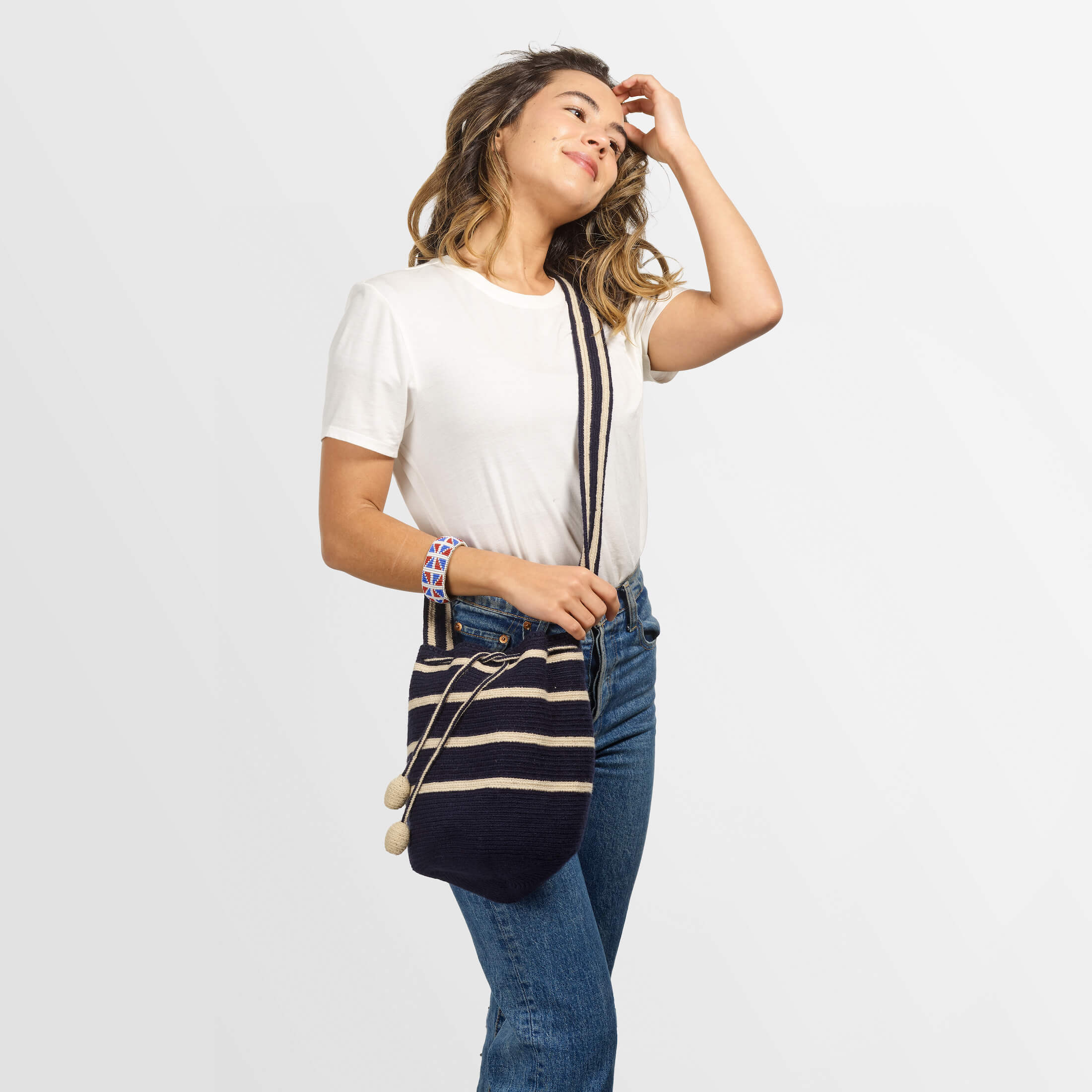 Sencilla – Wayuu Crossbody Mochila – OneThreadCollective